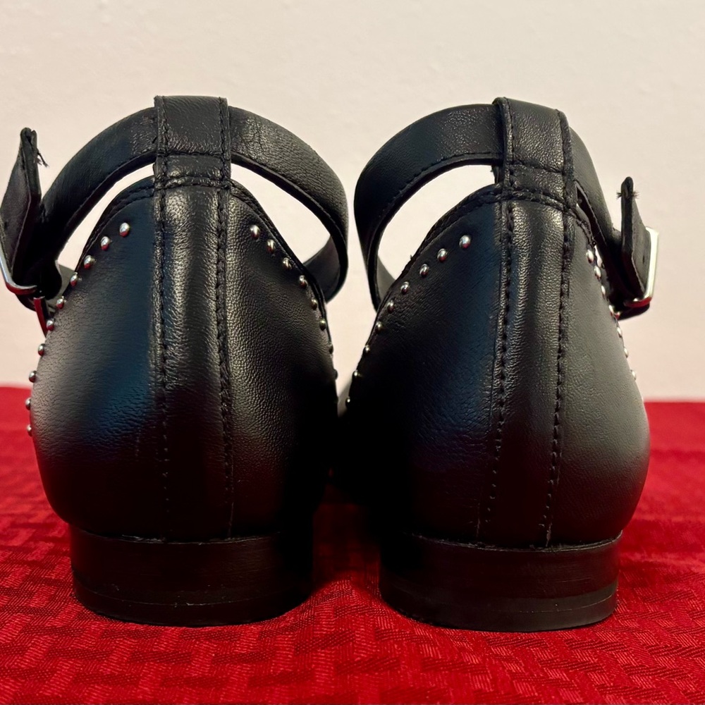 Lucky Brand Black Melsin Ankle Flats - Size 8 image 2